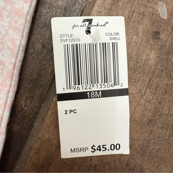 Seven for All Mankind Baby Girl Blouse Size 18M NWT - Picture 4 of 4